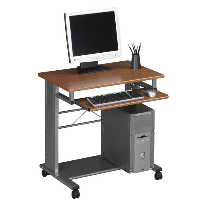 Mayline Empire Mobile PC Workstation, Medium Cherry