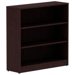 Image for Lorell Essentials Espresso Laminate Bookcase, 36 x 12 x 36 Inches, 3 Shelves from School Specialty