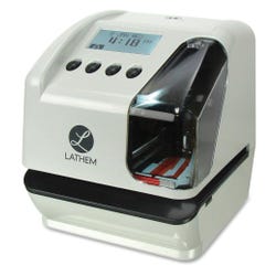 Lathem Electronic Time and Date Stamp, Item Number 1573223