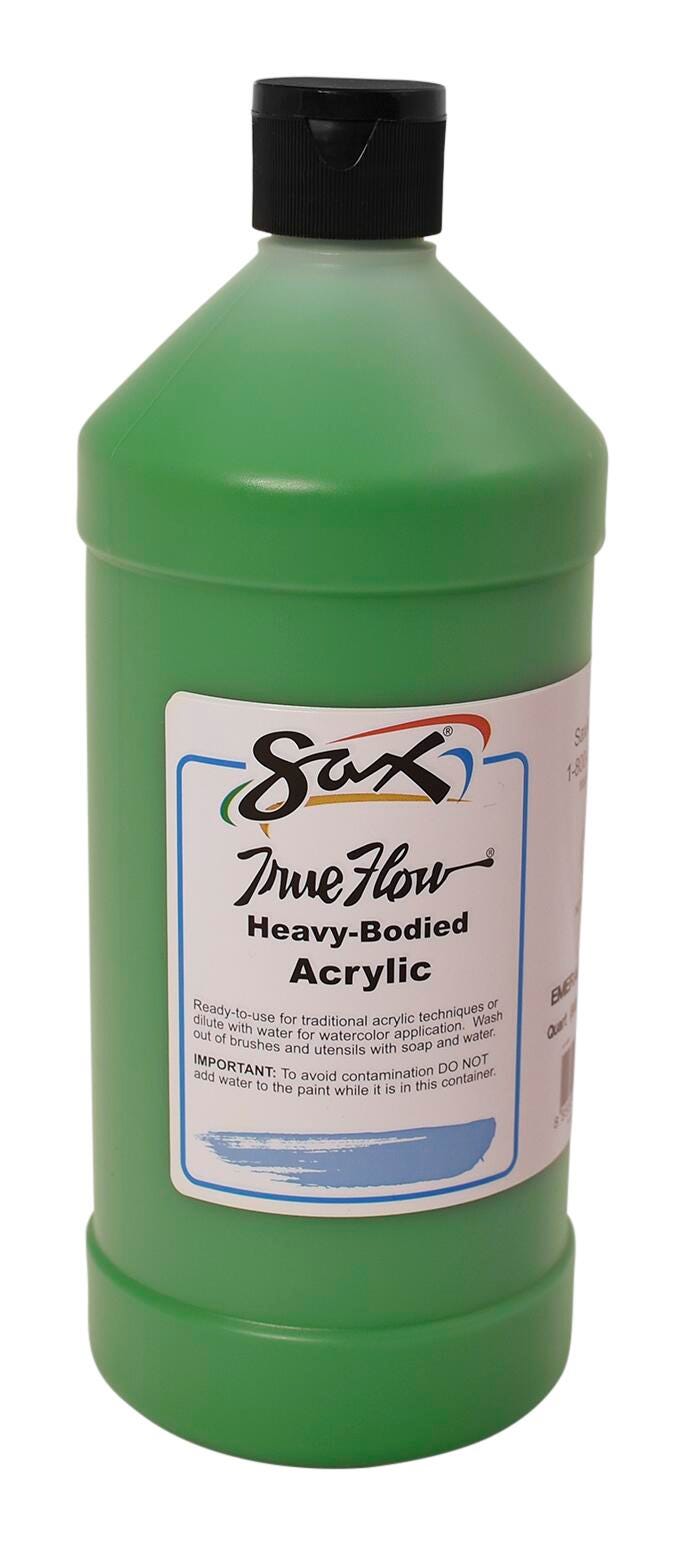 Sax Heavy Body Acrylic Paint, 1 Quart, Emerald Green 1572480