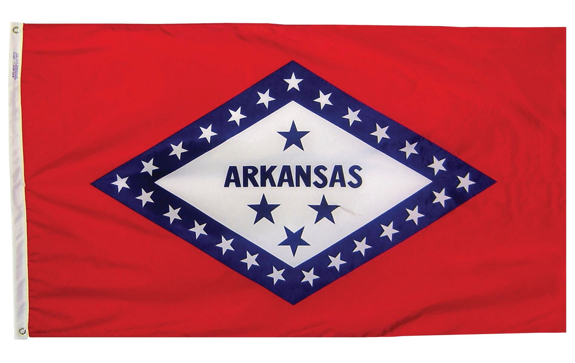 Image for Annin Arkansas State Flag, Heavy Weight Nylon, Outdoor, 4 x 6 Feet from School Specialty