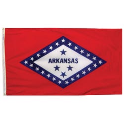 Annin Nylon Arkansas Heavy Weight Outdoor State Flag, 4 X 6 ft, Item Number 017250