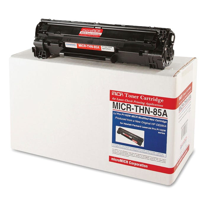 microMICR Toner Cartridge, MICRTHN85A, Black