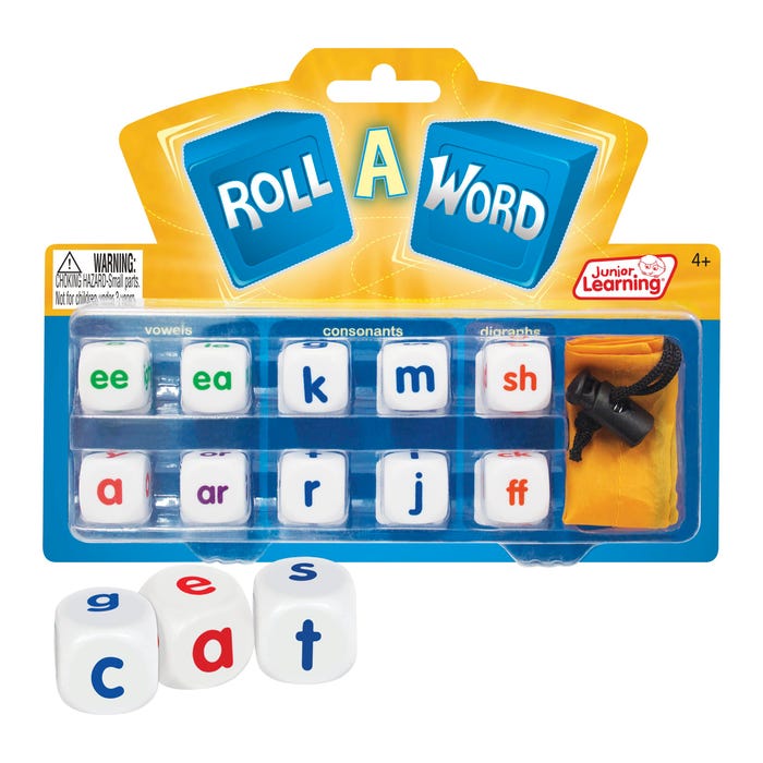 Junior Learning Roll A Word Dice