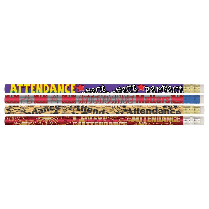 Musgrave Pencil Co. Attendance Pencil Mix, Assorted Colors, Pack of 144