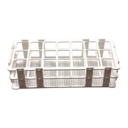 United Scientific 21-Well Test Tube Rack, For 30 Millimeter Tubes, Polypropylene, Pack of 6 Racks, Item Number 581511