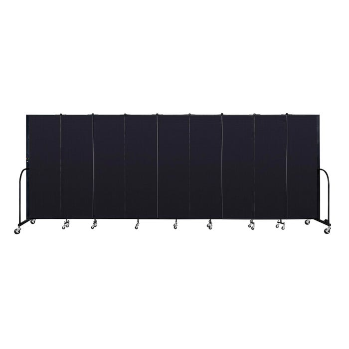 Screenflex Freestanding Standard Room Divider, 9 Panels
