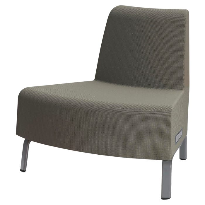 Classroom Select Soft Seating NeoLink 45 Degree Outside Wedge w/Back, 36-1/2 x 32 x 34 Inches