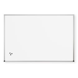 MooreCo Magne-Rite Markerboard, 4 x 6 Feet, Aluminum Trim, No Map Rail