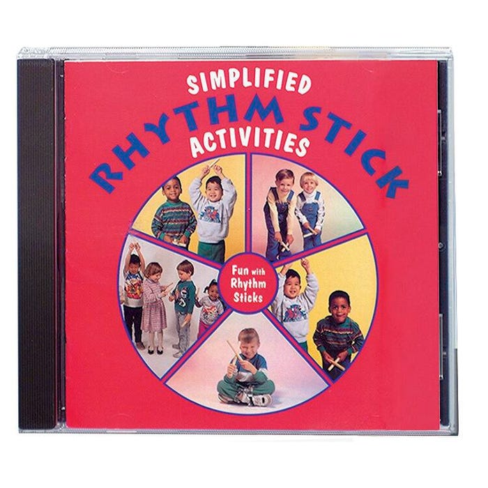 Kimbo Educational Simplified Rhythm Stick Activities CD, Ages 3 and Up