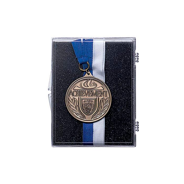 Recognition Neck Ribbon Medal Presentation Case, 4-1/2 x 3-1/2 Inches, Acrylic