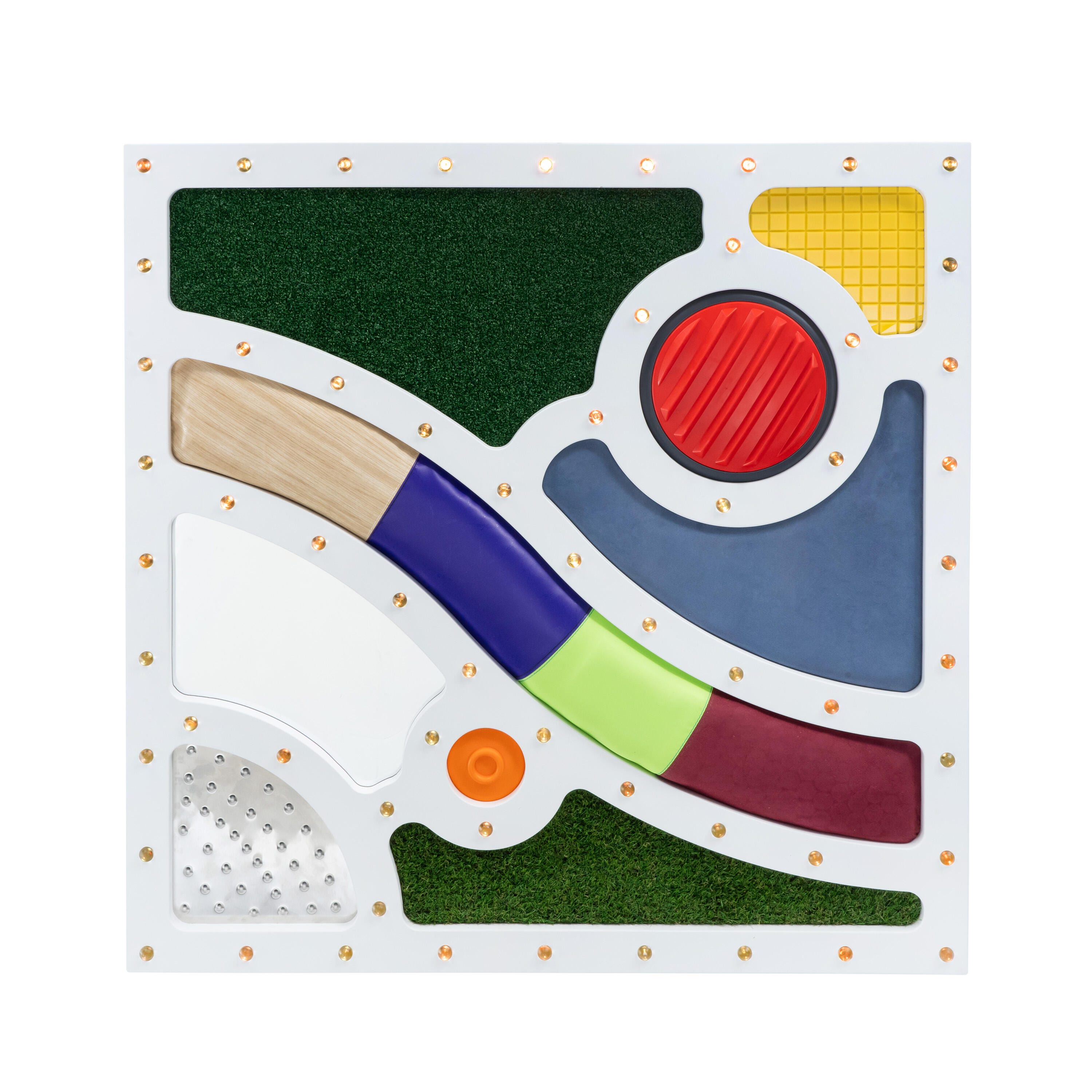 Snoezelen Fiber Optic Abstract Tactile Panel, 45-1/4 x 4 x 45-1/4 Inches 22748