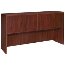 Image for Classroom Select Laminate Hutch with Doors, 71-3/4 x 15 x 36 Inches, Mahogany from School Specialty