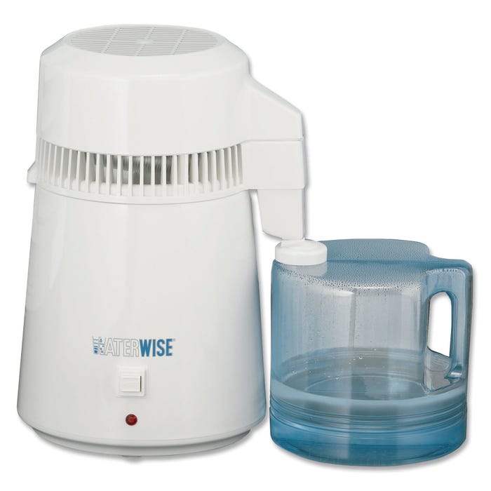 Waterwise 4000 Compact Portable Water Purifier/Distiller, 6 gal, 120 VAC, 800 W, 60 Hz