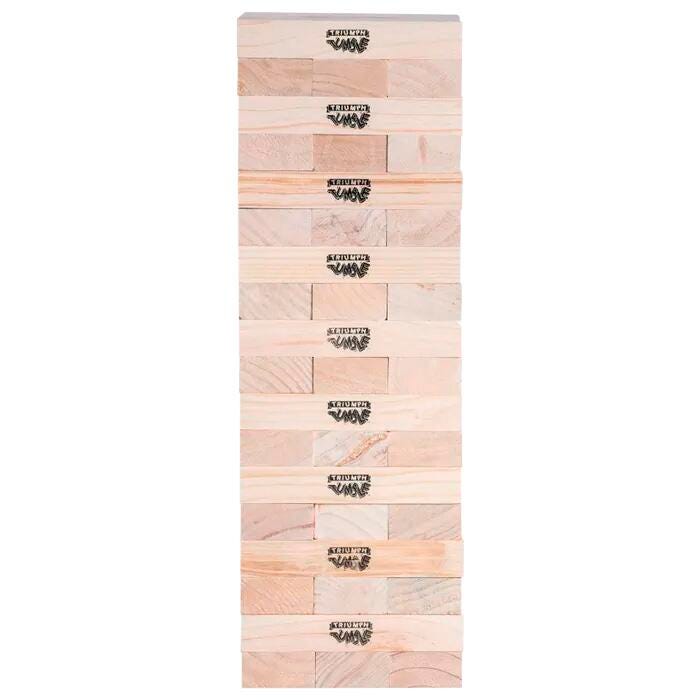 Triumph Sports Competition Tumble Game, 27 Inch Total Height, Set of 54 Tumble Blocks