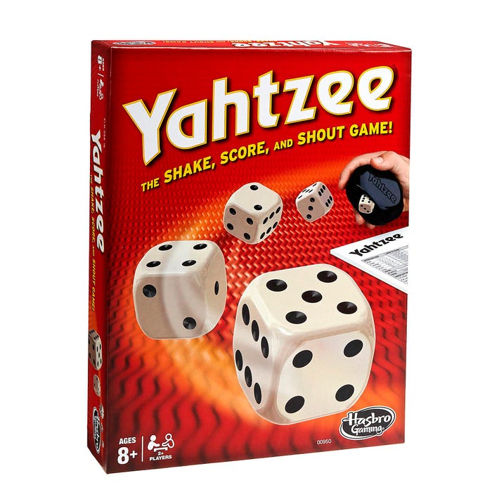 Hasbro Yahtzee Dice Game
