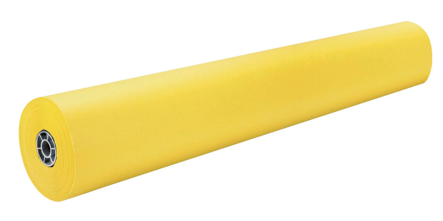 Rainbow Kraft Duo-Finish Kraft Paper Roll, 40 lb, 36 Inches x 1000 Feet, Canary Yellow 027291