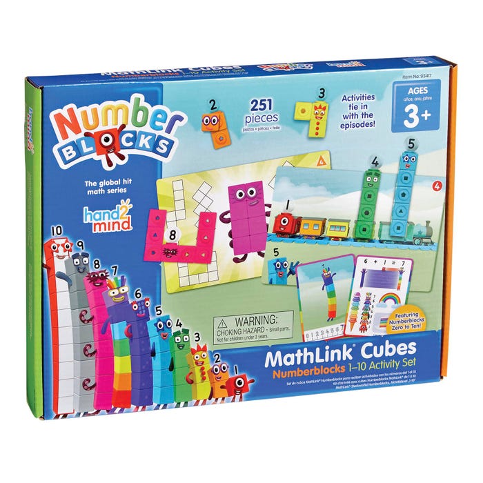 Hand2Mind Numberblocks Mathlink Cubes 1 to 10