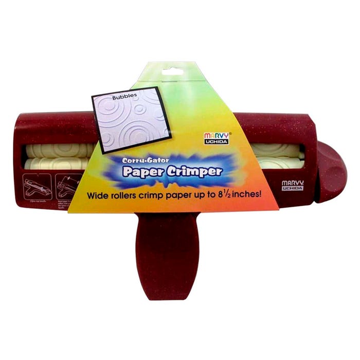 Marvy Corru-Gator Plastic Paper Crimper, Bubble Pattern, 8-1/2 Inch