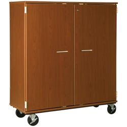 Stevens I.D. Systems 75 Compartment Mobile Folio Cabinet, Solid Doors, 48 x 20 x 55 Inches 4001098