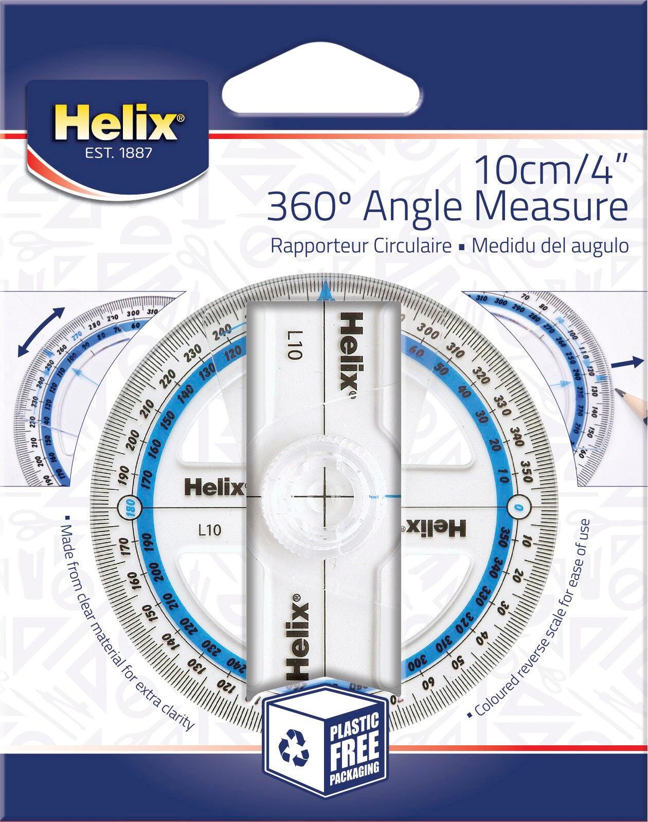 Helix 360 Swing Arm Angle Measuring Protractor, 4 Inch 2153111