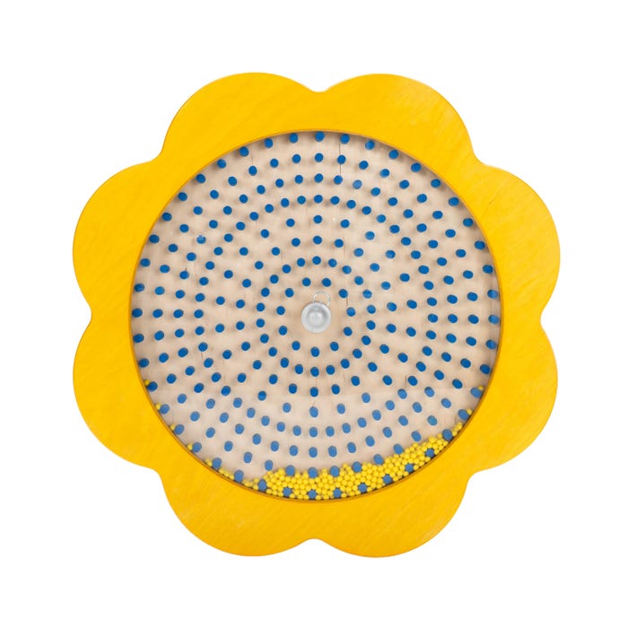 Snoezelen Rotating Rainfall Panel, Flower, 19 x 18 x 2 Inches