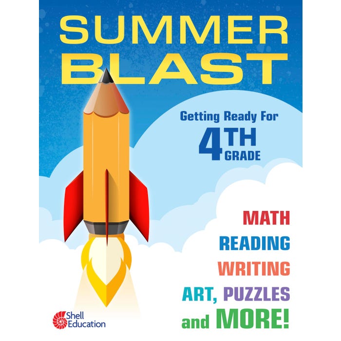 Shell Education Summer Blast: Getting Ready for Fourth Grade