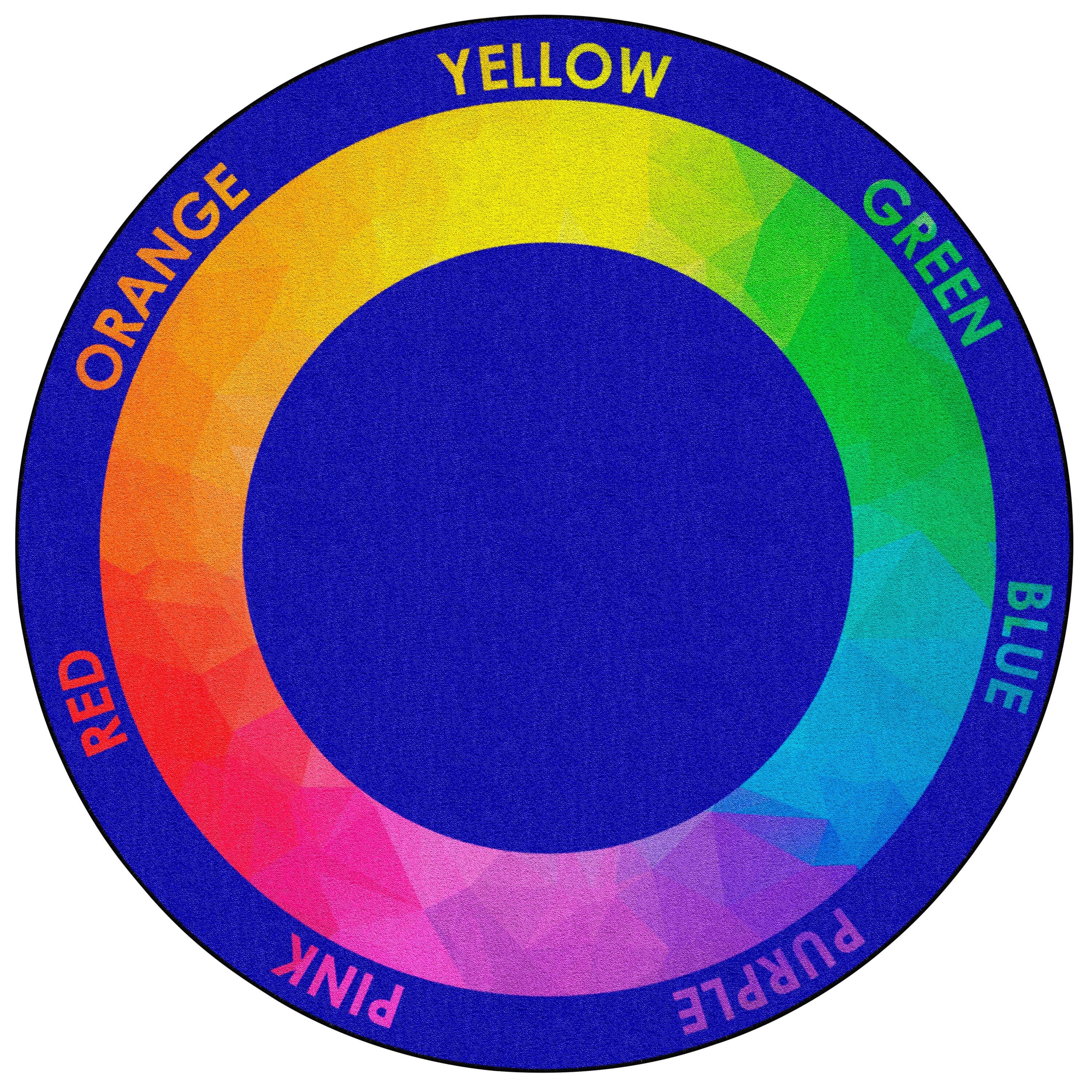 Childcraft Color Wheel Carpet, Round 4002100