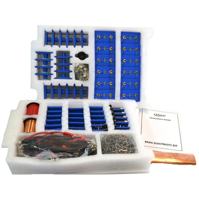 EISCO Comprehensive Basic Electricity Kit For Building and Studying Circuits