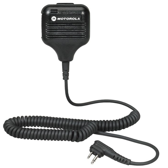 Motorola HKLN4606 Remote Speaker, Push-to-Talk Mic, Black