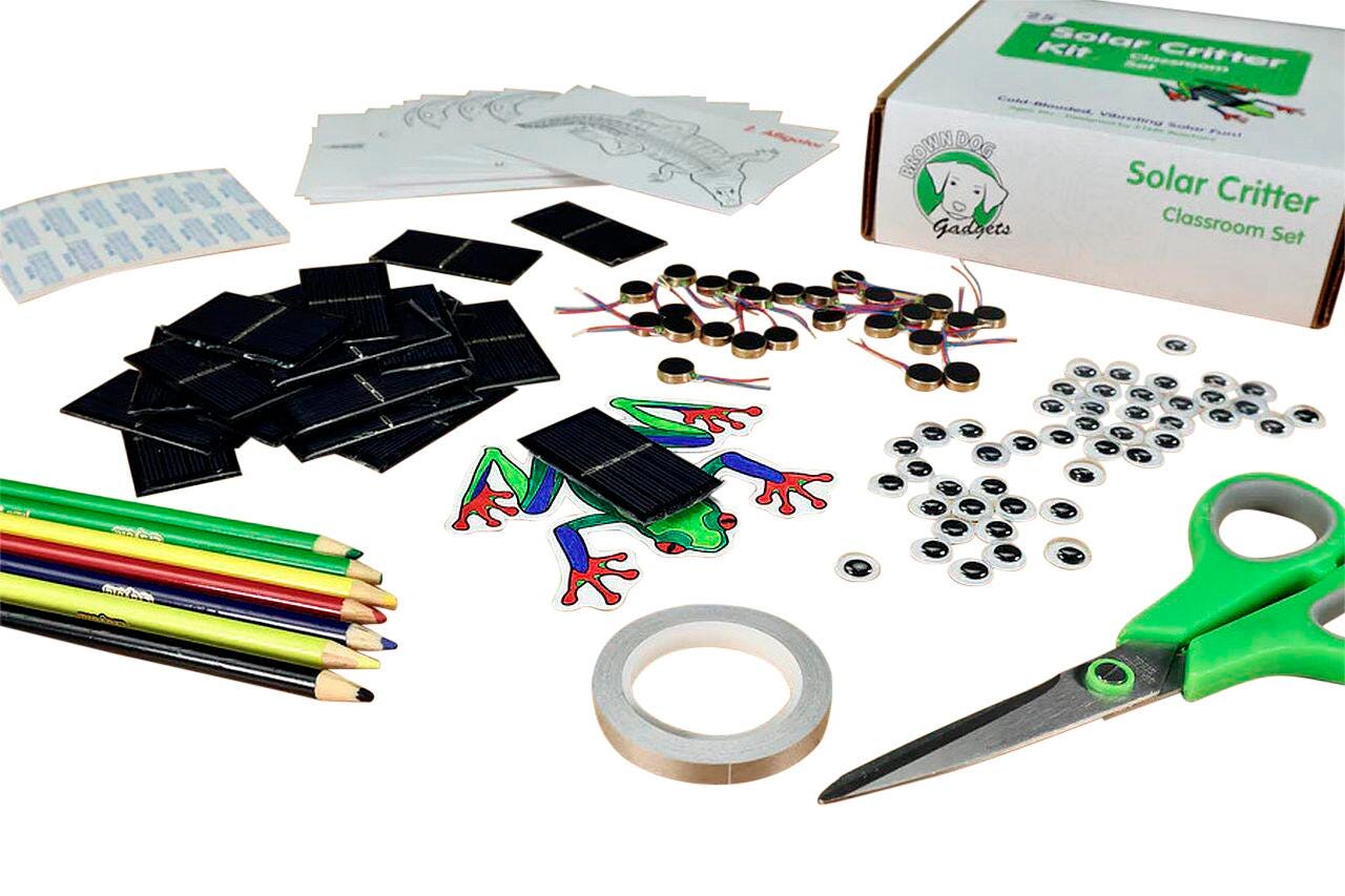Image for Brown Dog Gadgets Solar Critters Classroom Kit, Set of 25 from School Specialty