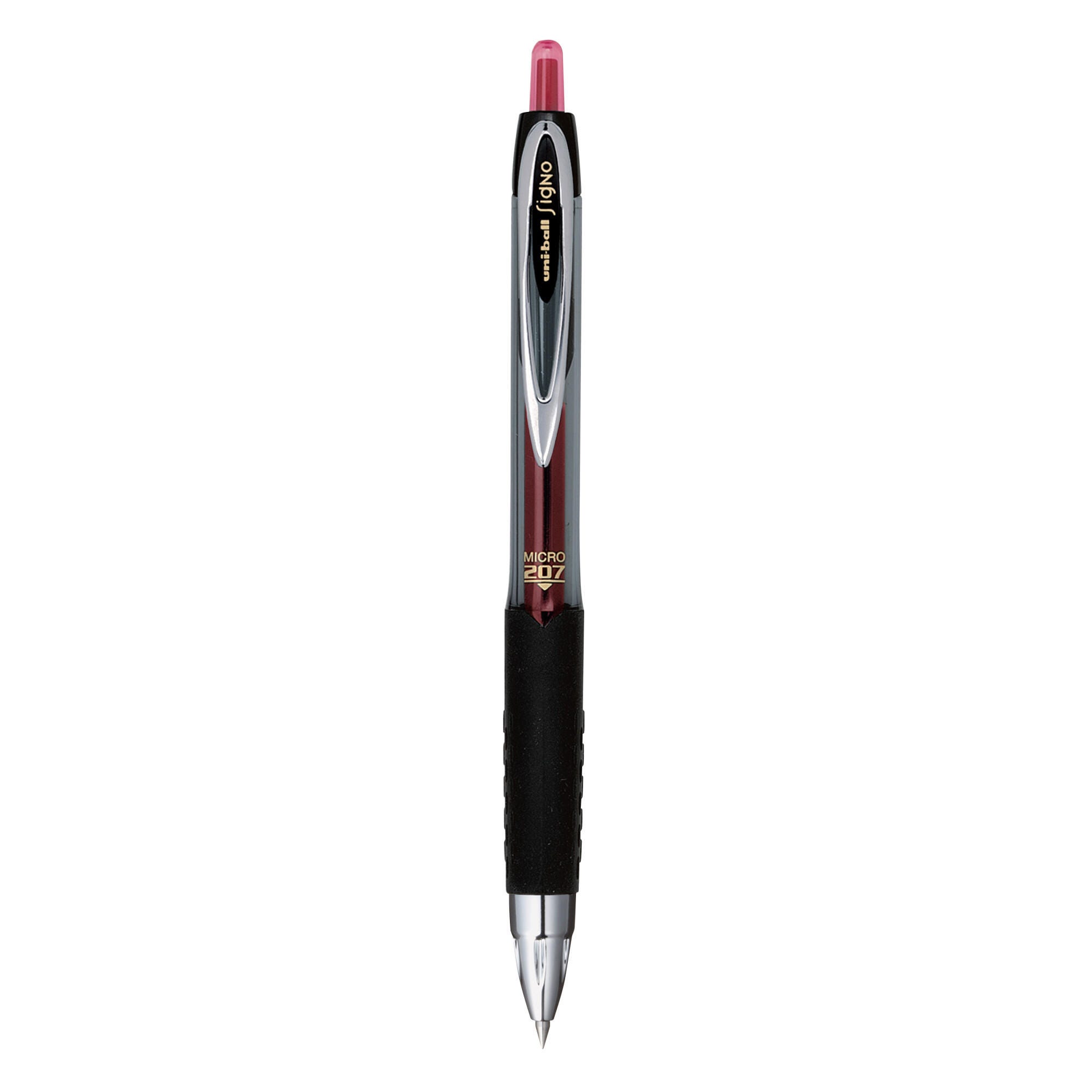 Image for uniball 207 Retractable Gel Pen, 0.5 mm Micro Tip, Red from School Specialty