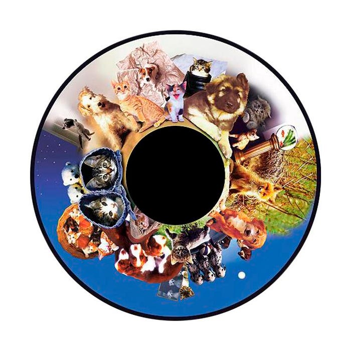 Optikinetics 6-Inch Effect Wheel, Kittens & Puppies