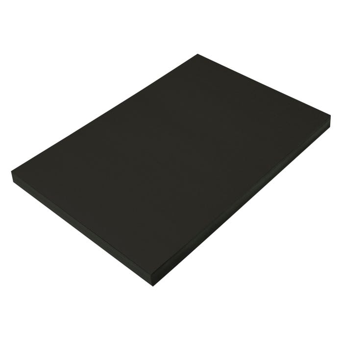 Prang Medium Weight Construction Paper, 12 x 18 Inches, Black, 100 Sheets