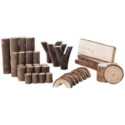 Guidecraft Branch Blocks, Assorted Sizes, 36 Pieces and 10 Cards 2024293