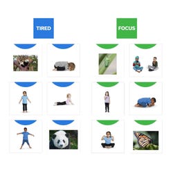 Visualz Early Childhood Mindfulness Tiles, Set of 24 2152596