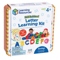 Learning Resources Skill Builders! Letter Learning Kit, Ages 4 and Up, 103 Pieces