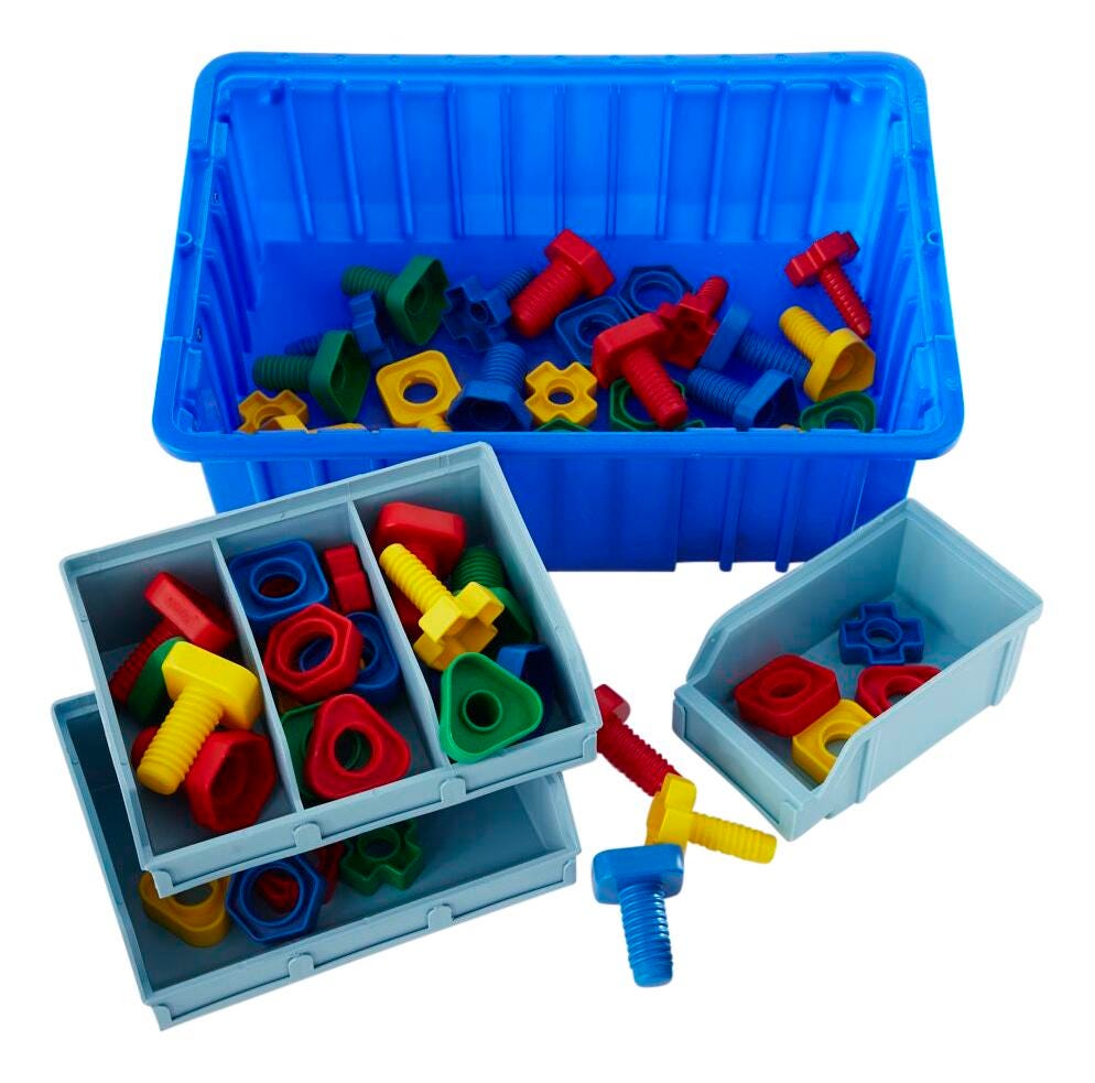 Abilitations Life Skills Fine Motor Hardware Assembly Kit, Item Number 2028803