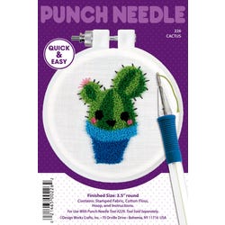 Design Works Crafts Punch Needle Embroidery Kit, Cactus