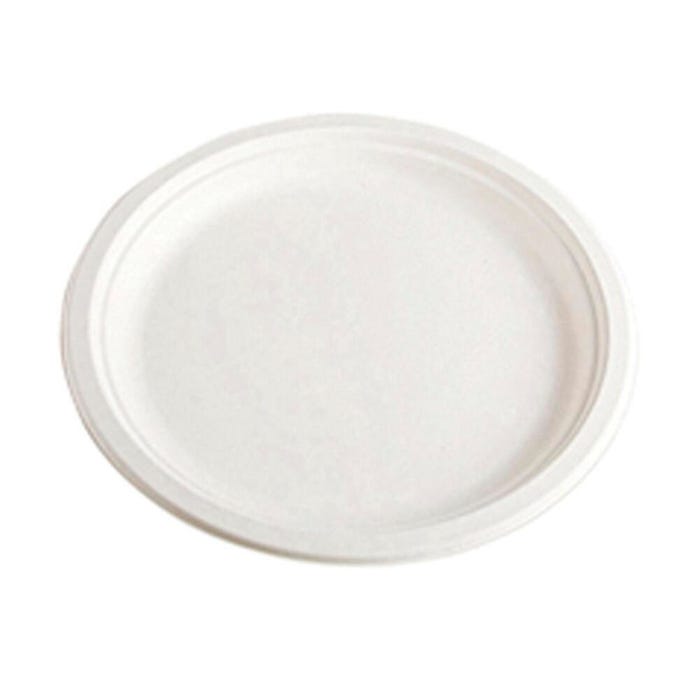 Chinet Classic White Heavy Duty Microwaveable Paper Plate, 6 Inch, Reclaimed Fiber, Pack of 125