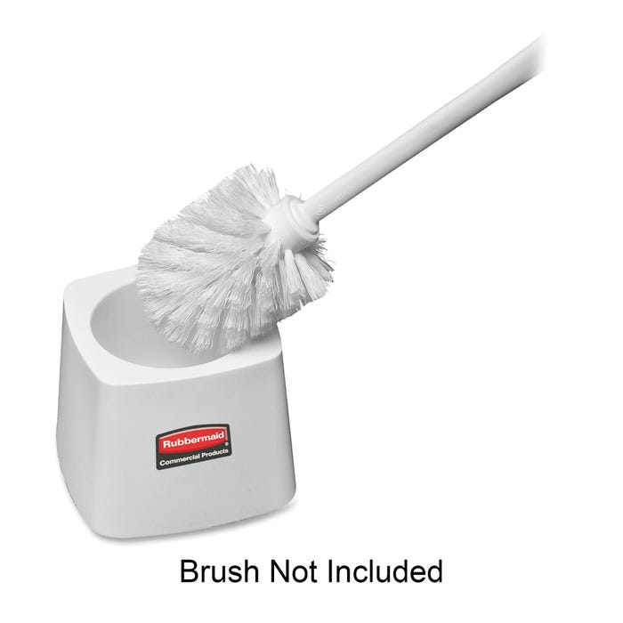 Rubbermaid Commercial Toilet Bowl Brush Holder, White