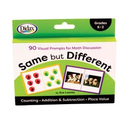 Didax Same But Different Cards, Grades K to 2, Item Number 2095024