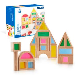 Guidecraft Rainbow Blocks, 30 Pieces 1371523