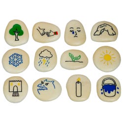 Image for Yellow Door Self-Regulation Stones, Set of 12 from School Specialty