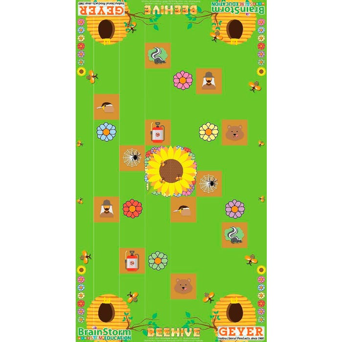 BrainStorm STEM Education Robotics Mat, Beehive, 80 x 44-3/4 Inches