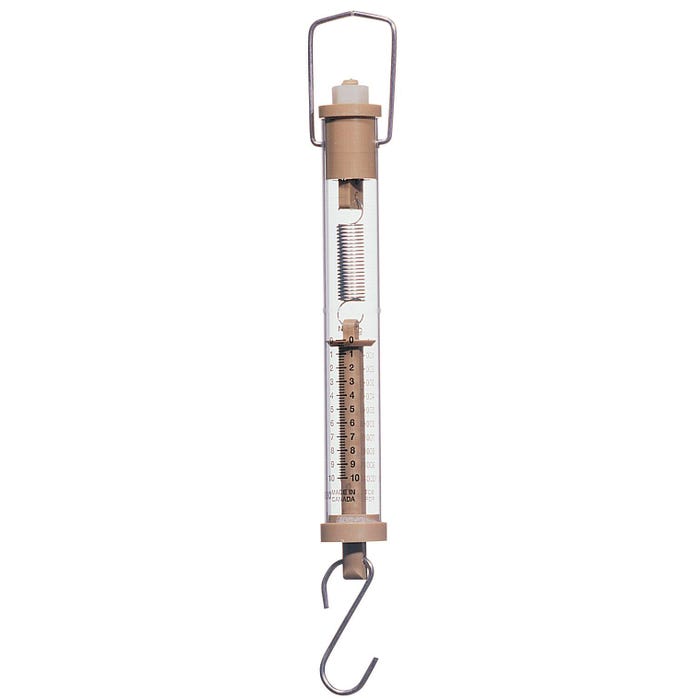 Economy Tubular Spring Scale, 1000 g/10 N