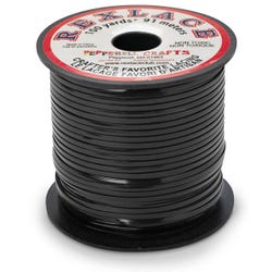 Rexlace Plastic Lacing, 100 Yards, Black