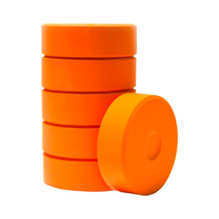 Jack Richeson Large Tempera Cakes, Orange, Set of 6