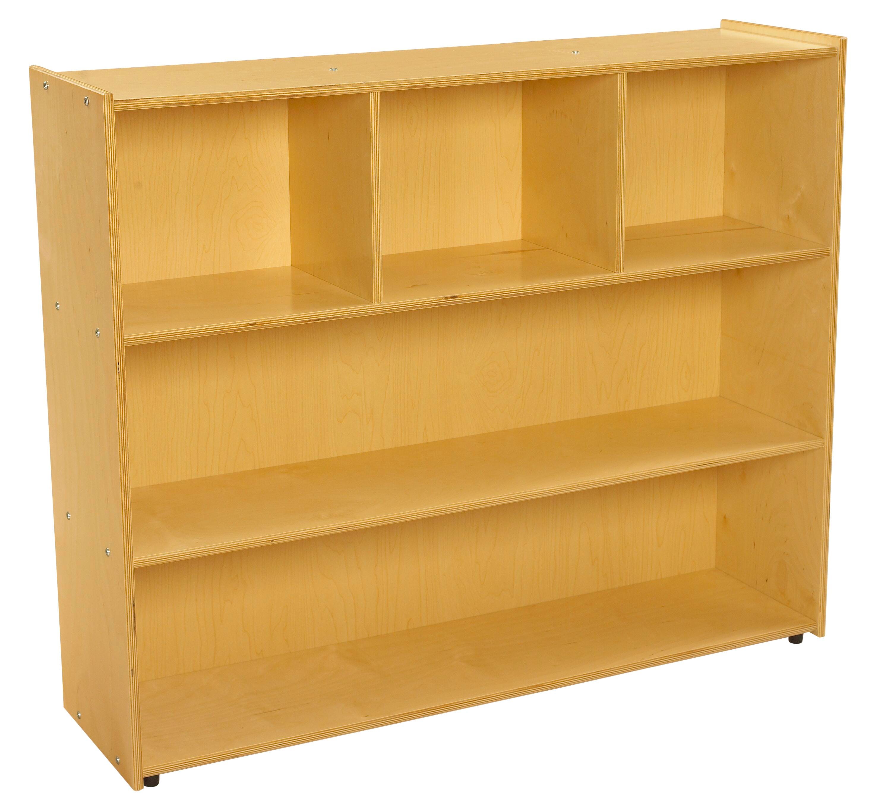 Childcraft ABC Furnishings 3-Shelf Storage Unit, 48 x 13 x 40 Inches, Item Number 1526308