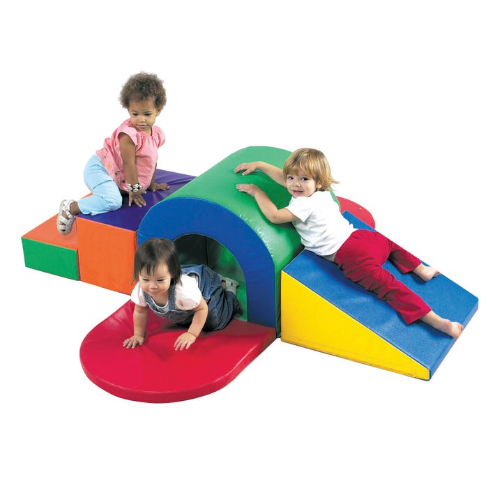 Children's Factory Alpine Tunnel Slide, 71 x 70 x 20 Inches